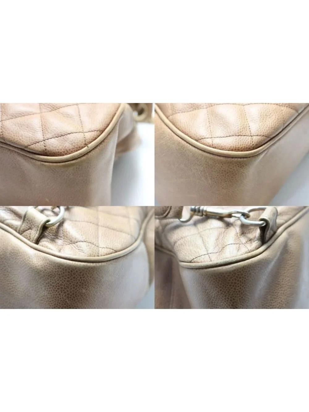 Chanel Quilted Caviar Leather Backpack